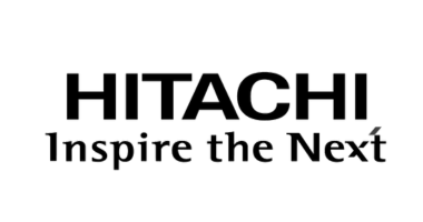 hitachi logo black